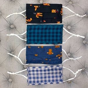 Kids holiday masks (4 pack)